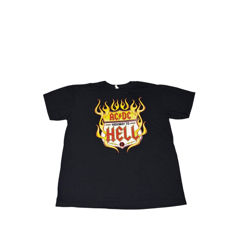 AC/DC Highway to Hell Flame Graphic Tee